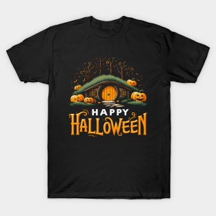 Happy Halloween - Halfling Home - Fantasy Halloween T-Shirt